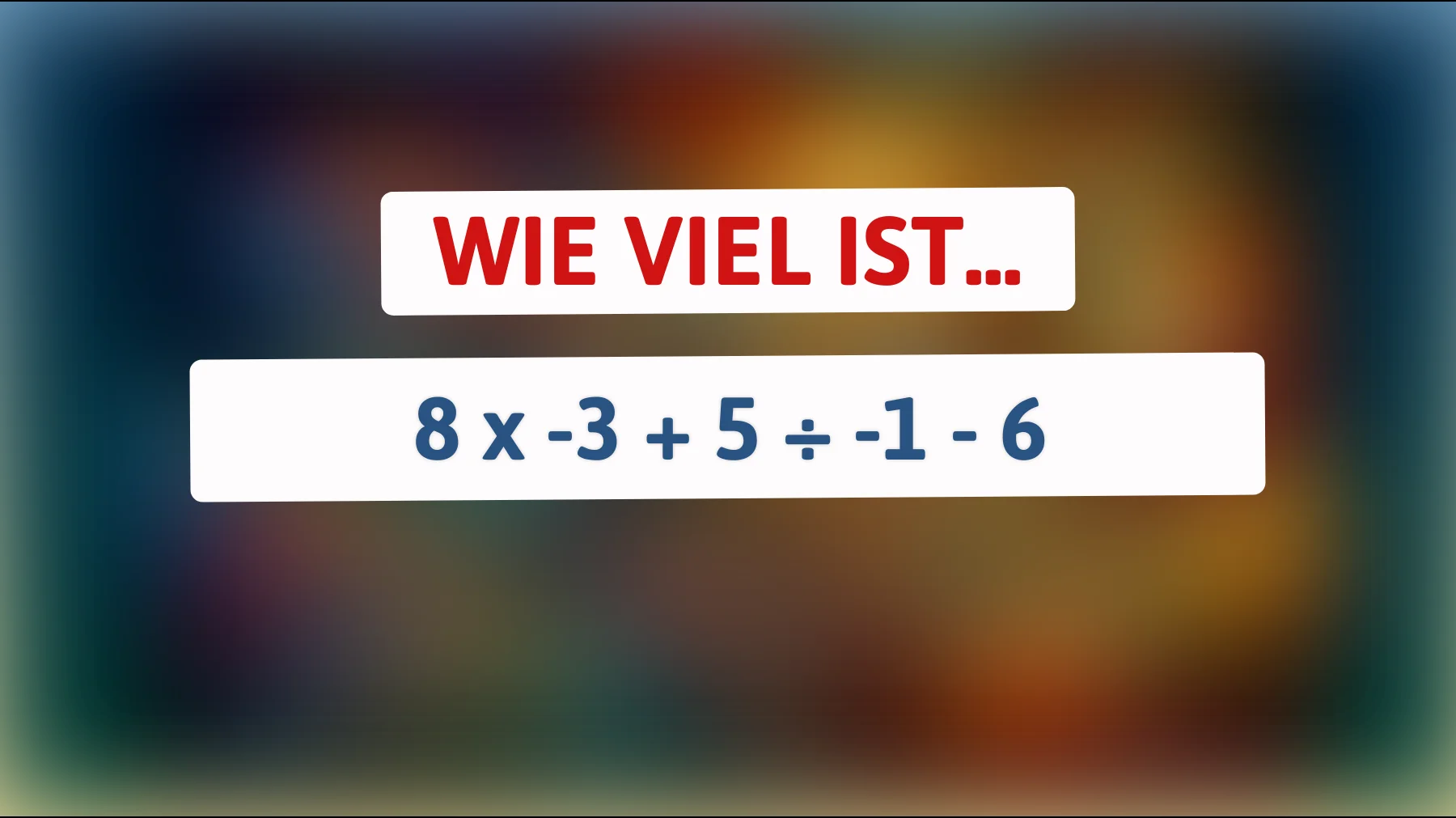 Nur 1% der Menschen kann dieses knifflige Rätsel lösen – bist du schlau genug?"