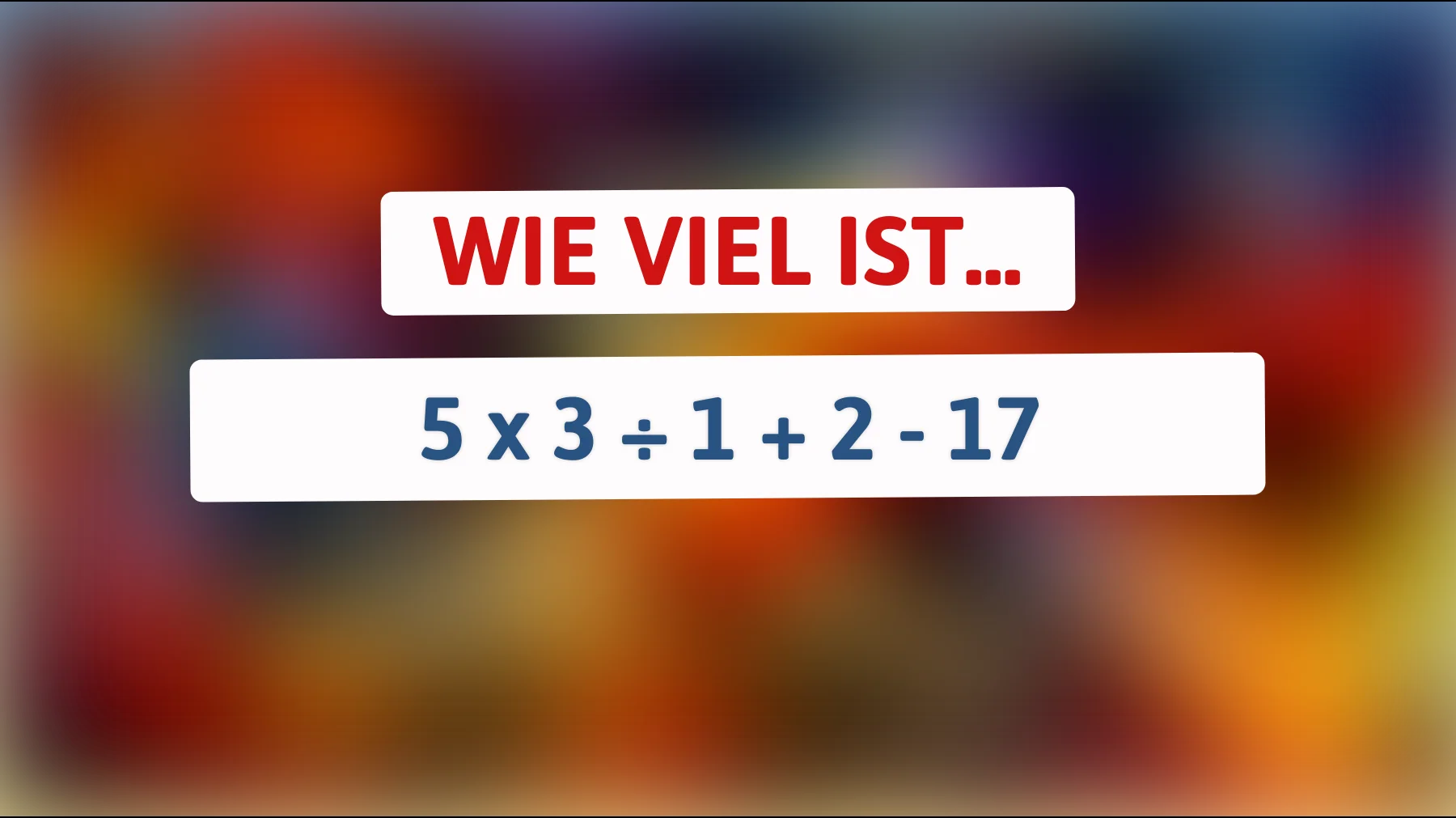 Nur wahre Genies können dieses knifflige Mathe-Rätsel lösen! Bist du schlau genug für die Antwort?"